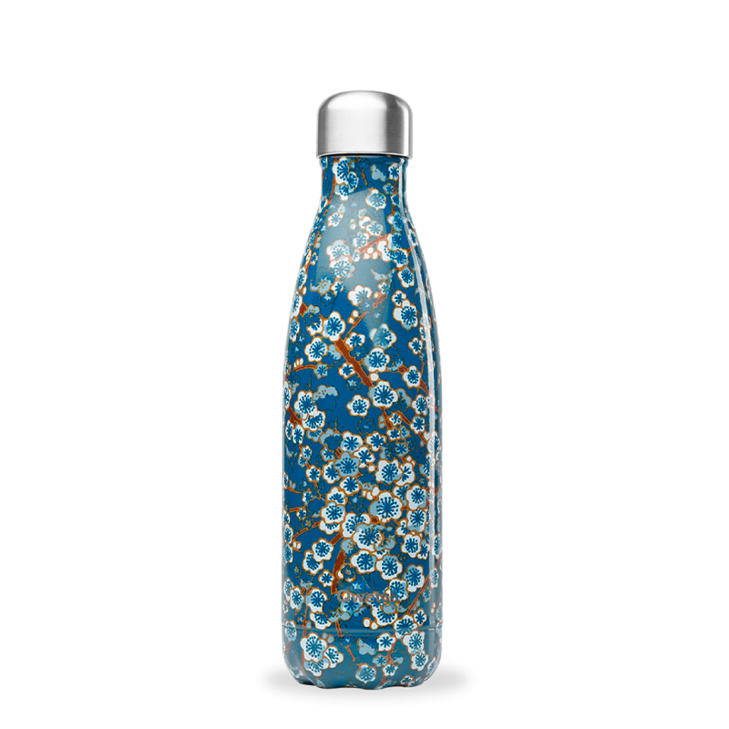 Gourde isotherme Qwetch fleurs 500ml