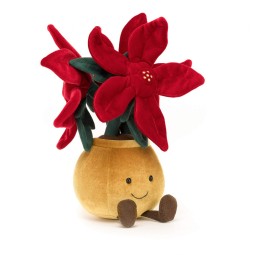 Peluche Plante Poinsettia de Noël