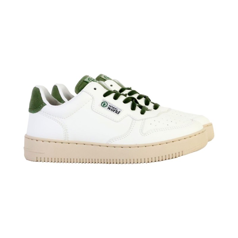 Baskets basses oliva Natural World