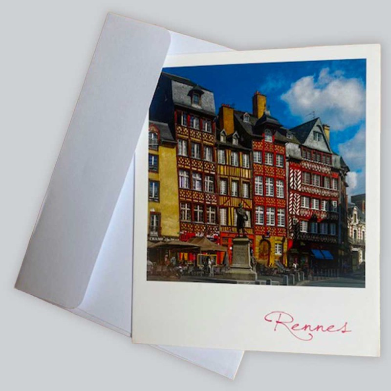 Carte Postale Ville de Rennes Place du Champ Jacquet