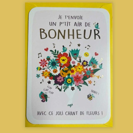 Carte Postale Bonheur