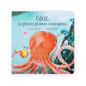 Livre Odell, La Petite Pieuvre Courageuse - Jellycat