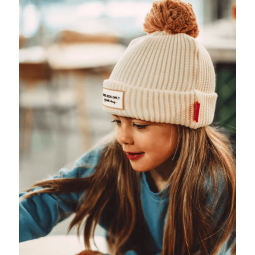 petite fille Bonnet beige Block Sandy Hello Hossy