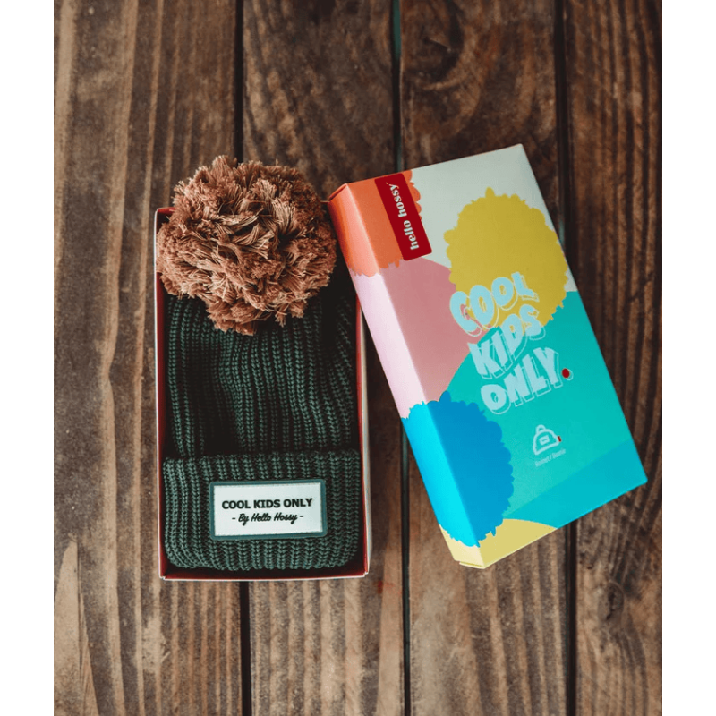 Packaging livré avec bonnet Block Forest Hello Hossy