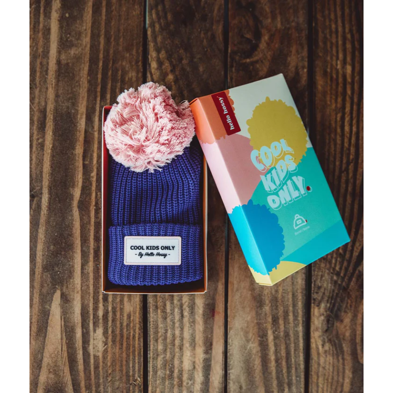 Packaging qui accompagne le bonnet idéal pour un anniversaire