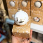 Boule de Noël personnalisée Noël à Rennes de Baubels