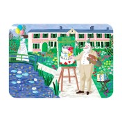 Carte postale "Joyeux anniversaire" jardin de Monet